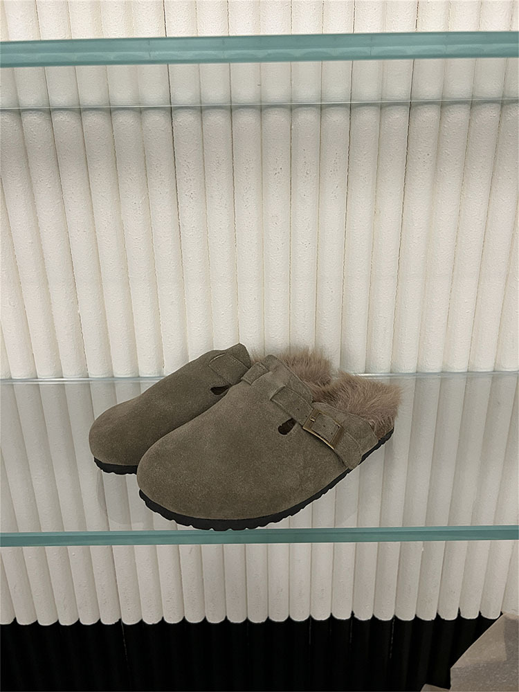 Wears outside half retro lounger slippers for women
