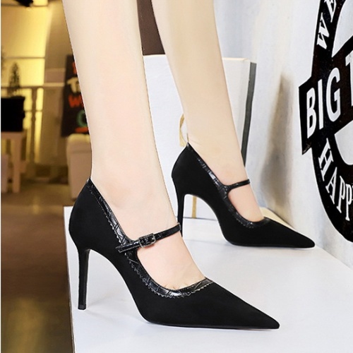 High-heeled shoes broadcloth high-heeled shoes for women