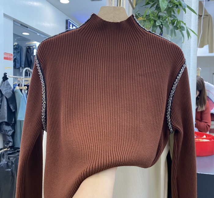 Edge bottoming shirt autumn and winter sweater for women