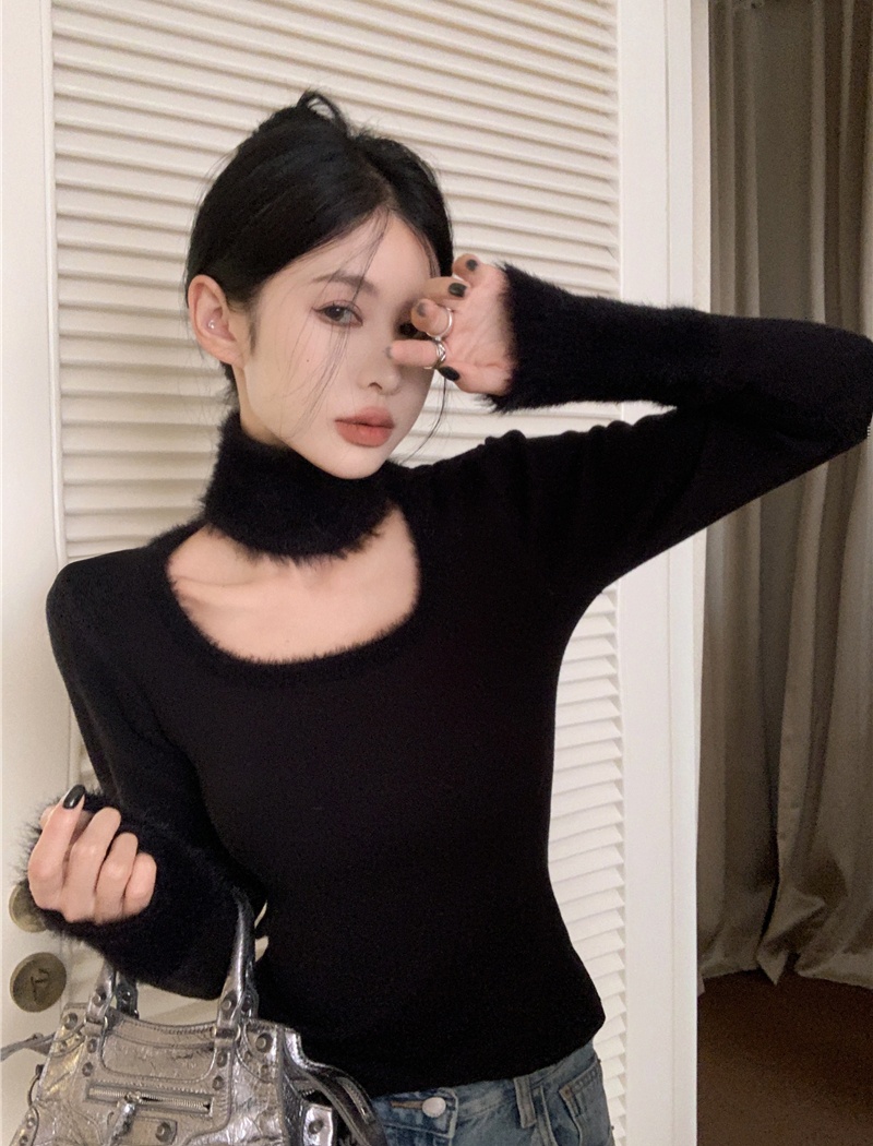 Long sleeve Korean style bottoming shirt all-match tops