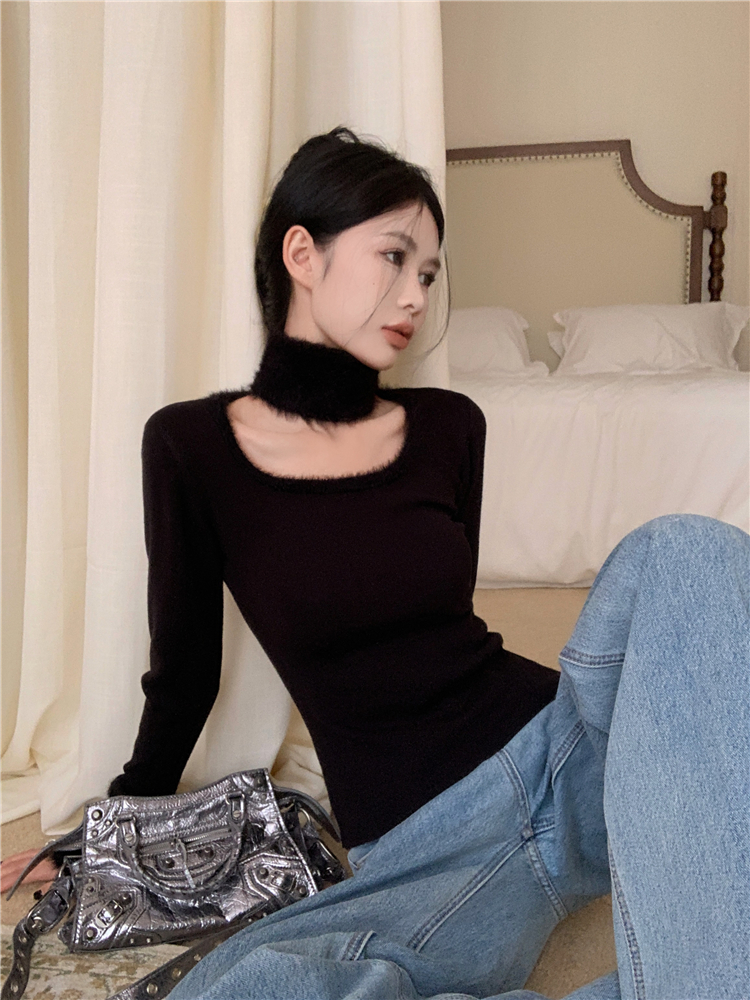 Long sleeve Korean style bottoming shirt all-match tops