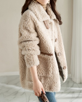 Fashion winter overcoat wool short coat for women