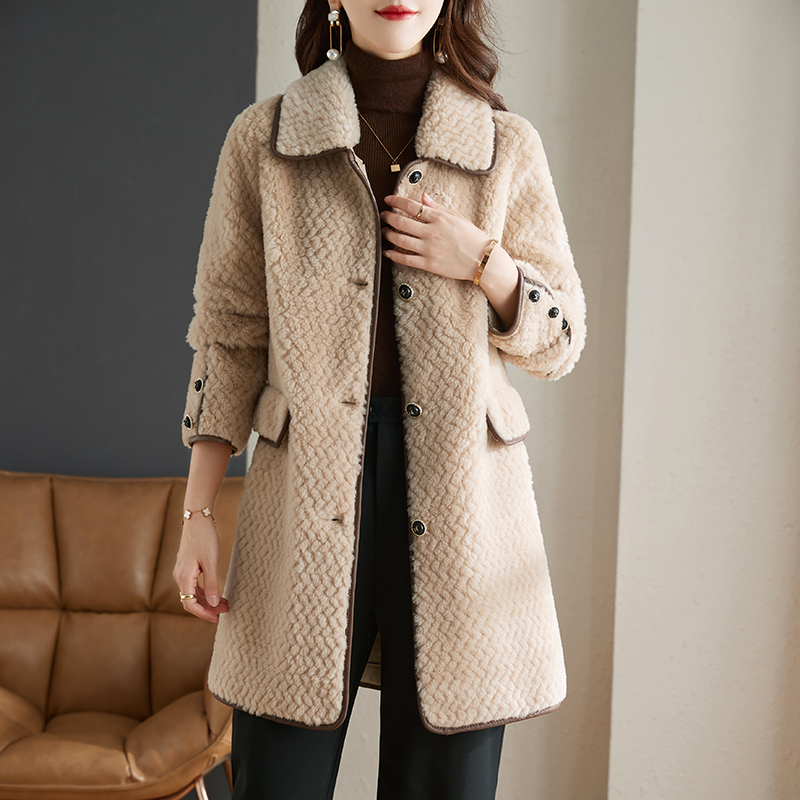 Autumn and winter overcoat Korean style coat