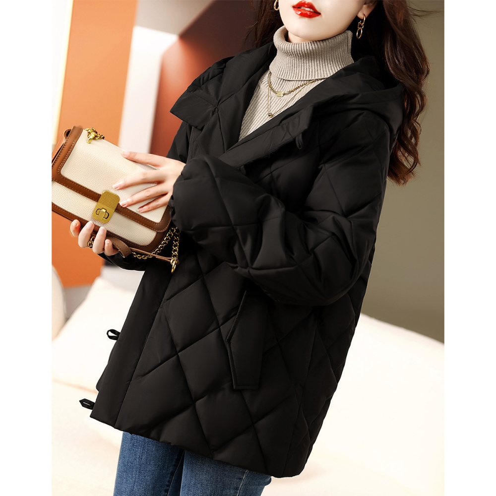 Winter thermal simple coat thick clip cotton cotton coat