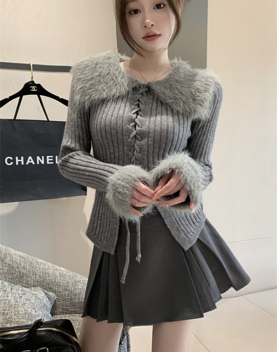Unique niche dress knitted bottoming shirt
