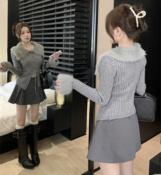 Unique niche dress knitted bottoming shirt