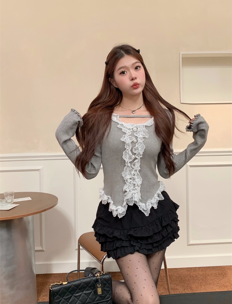 Autumn and winter sweater long sleeve tops for women