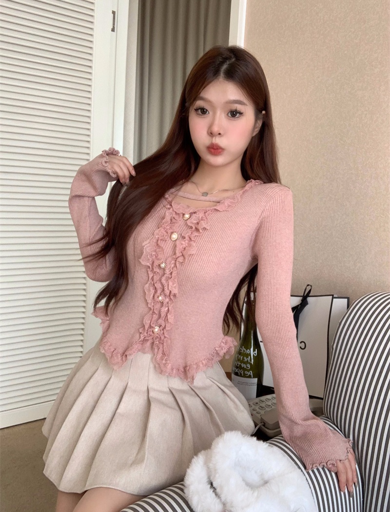Autumn and winter sweater long sleeve tops for women