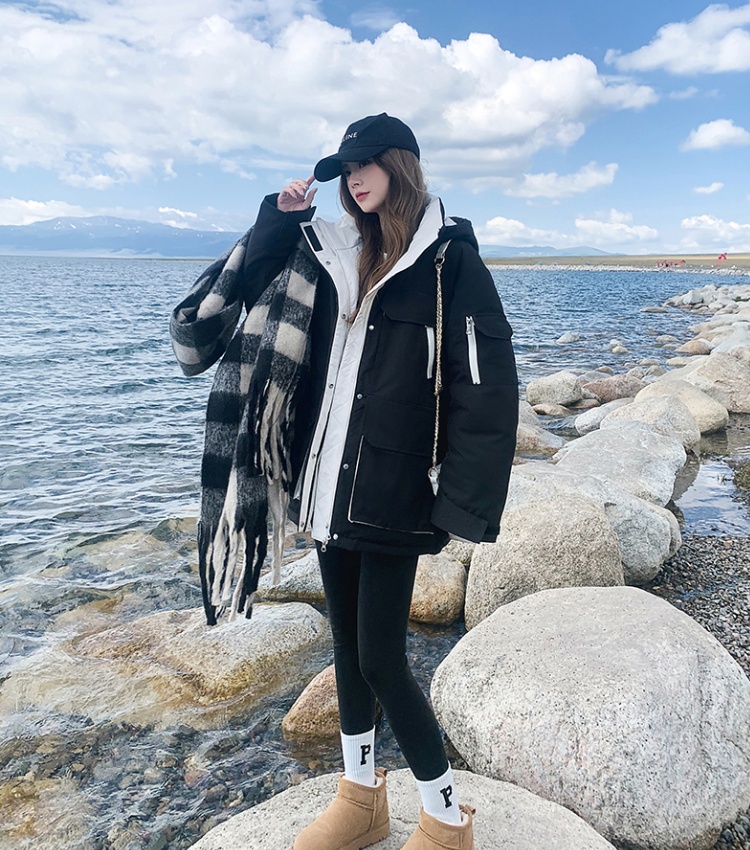 Winter Korean style cotton coat thick down coat