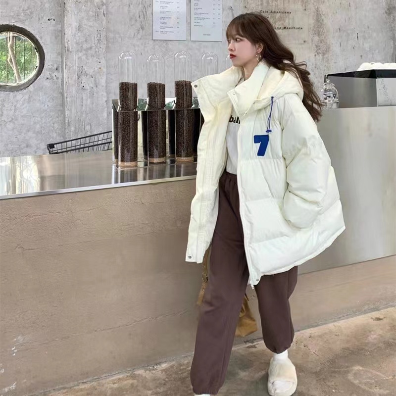 Loose short coat large yard fat bread clothing for women