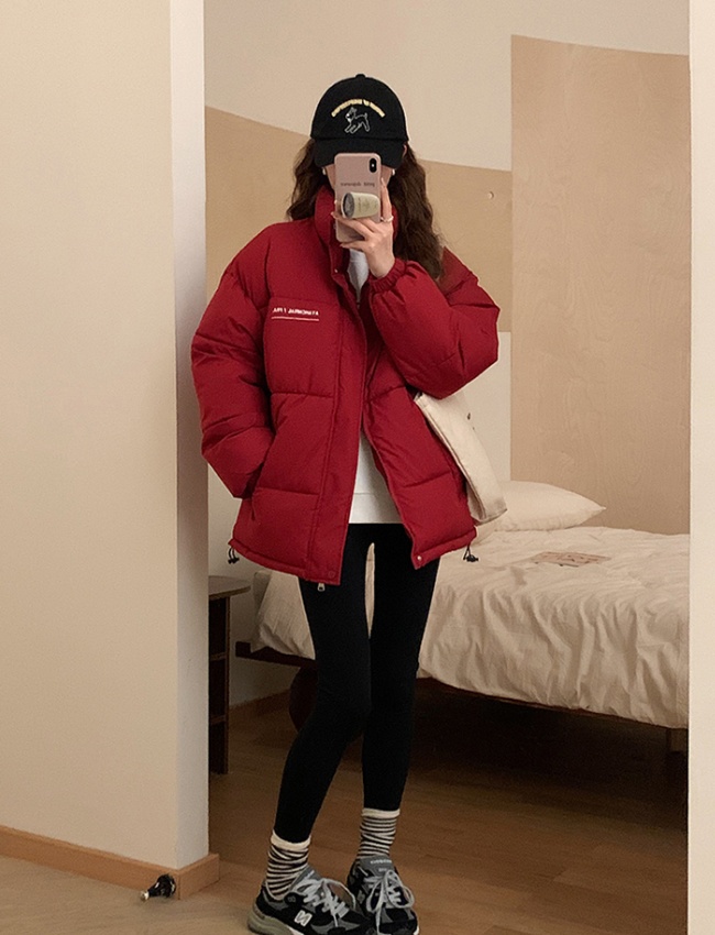 Korean style cotton coat bread clothing for women