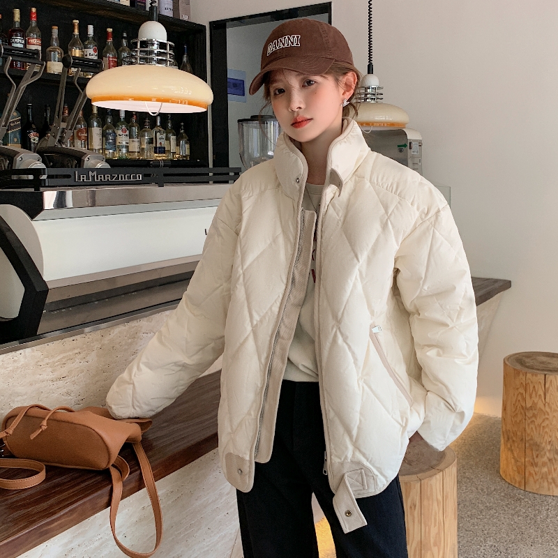 Korean style coat American style cotton coat for women