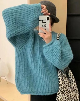 Thick thick needle sweater for women