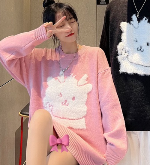 Autumn and winter lazy sweater Korean style couple clothes