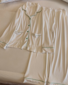 Long sleeve pure homewear pajamas a set for women