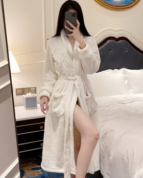 Thermal nightgown luxurious bathrobes for women