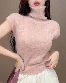 Korean style sexy T-shirt autumn and winter Western style sweater