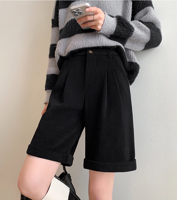 Free temperament suit pants autumn and winter shorts