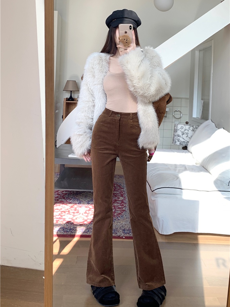 Loose straight pants autumn and winter pants for women