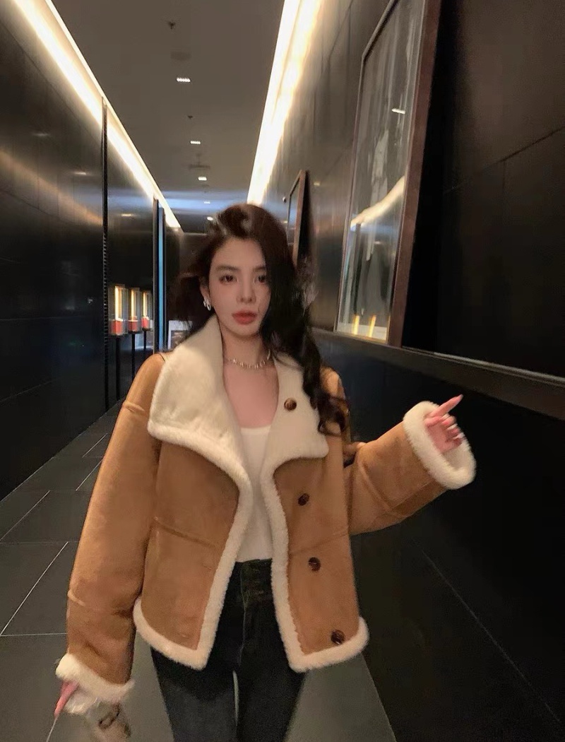 Korean style temperament fashion autumn and winter jacket