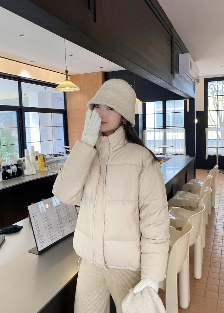 Loose Korean style cotton coat short bread clothing for women