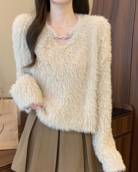 All-match chain Korean style sweater