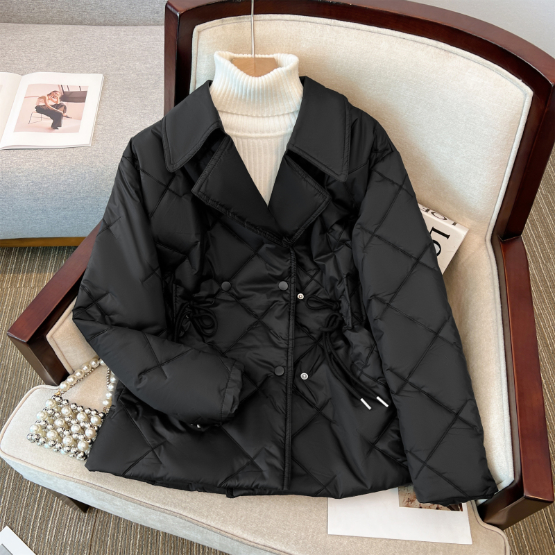 Down light thin coat slim fashion business suit for women
