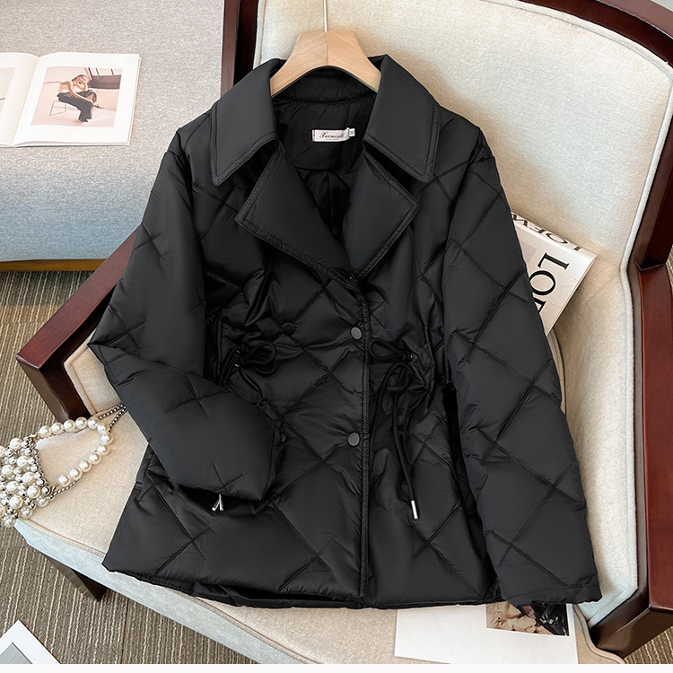 Down light thin coat slim fashion business suit for women