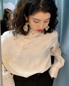 Chinese style tops niche shirt for women