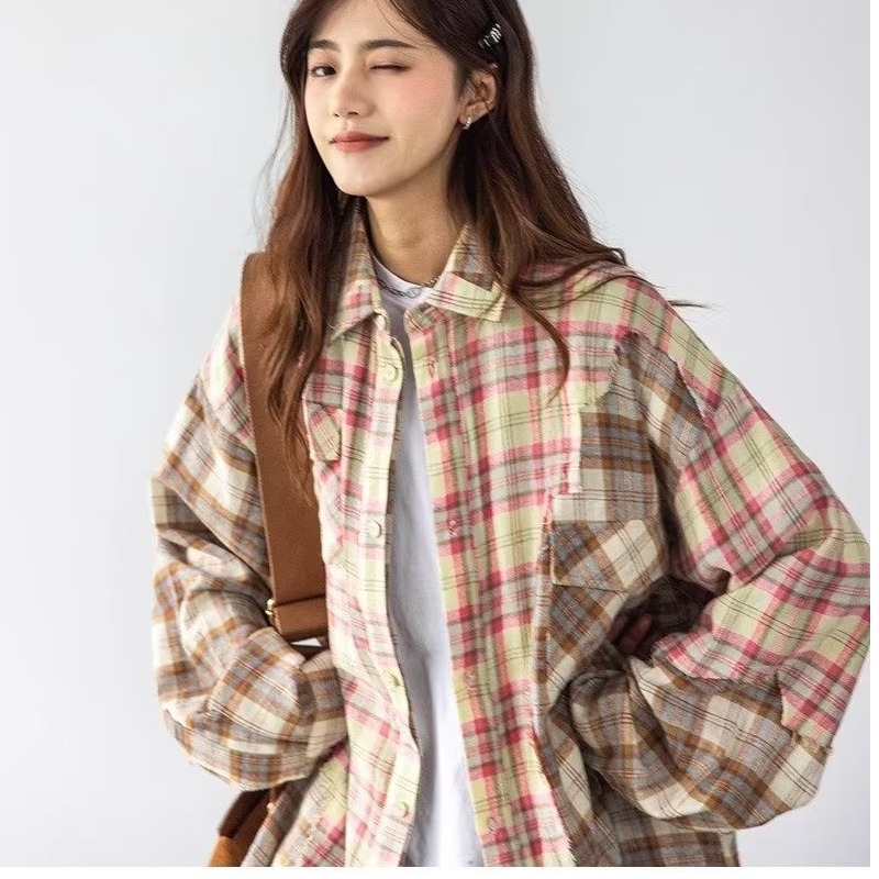 All-match tops American style shirt for women