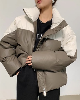 Splice bread clothing thick down coat for women