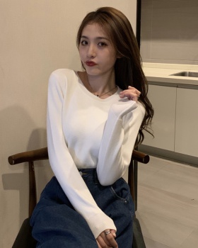 Autumn and winter knitted tops thermal sweater