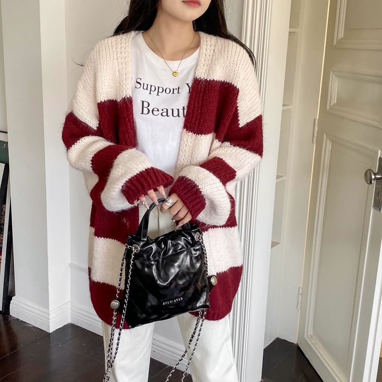 Christmas winter loose coat knitted thick sweater