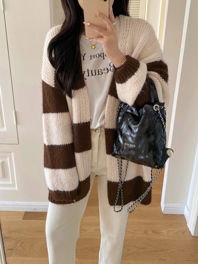 Christmas winter loose coat knitted thick sweater