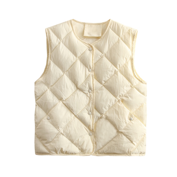 All-match autumn and winter waistcoat quilted simple vest