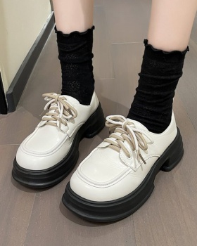 Casual frenum thick crust college style shoes for women