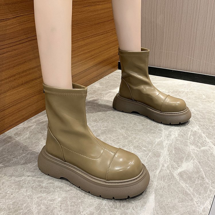 After the zipper martin boots short boots for women
