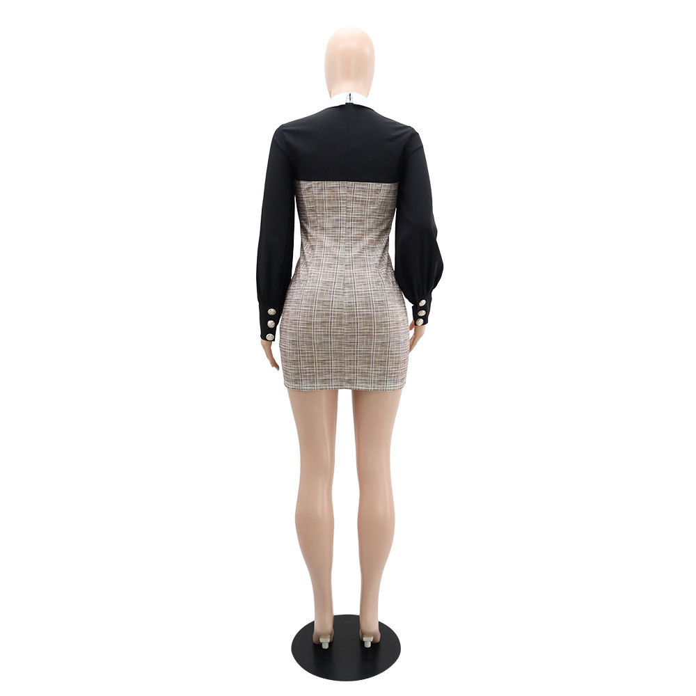 Package hip dress A-line business suit for women