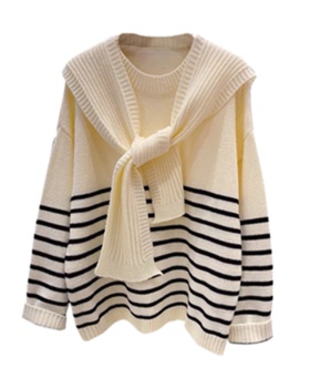 Refreshing sweater pullover shawl for women