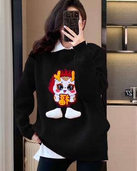 Stereoscopic lovely loose thick lazy sweater