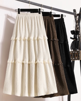 Big skirt crimp cake A-line long autumn and winter skirt