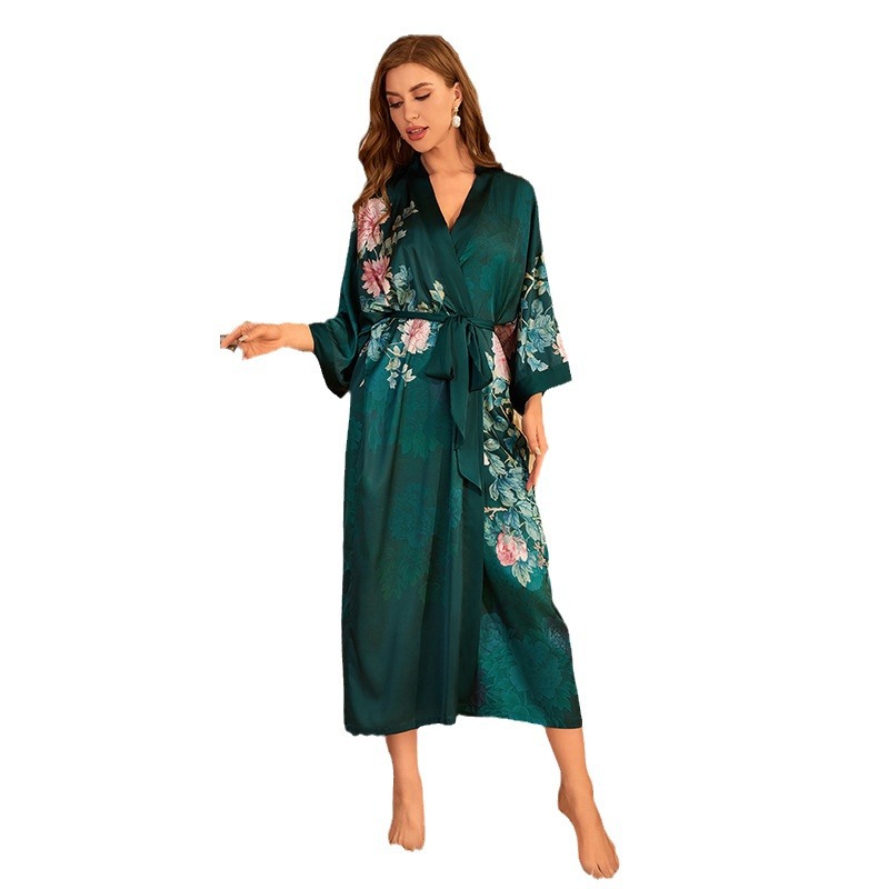 Spring and summer nightgown pajamas for women