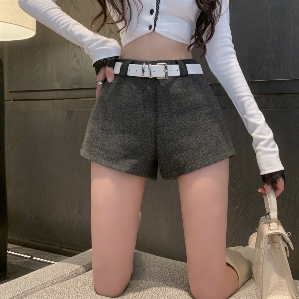 Winter shorts mixed colors boots pants for women