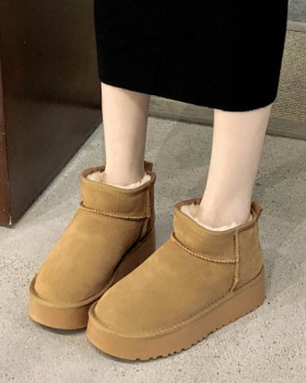 Fashion thick crust platform heighten women's boots