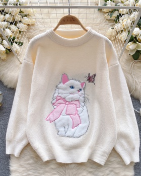 Lovely long sleeve tops autumn and winter sweater