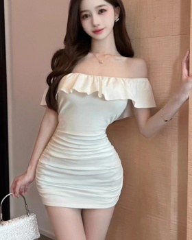 Sexy short sleeve Western style spicegirl sweet dress