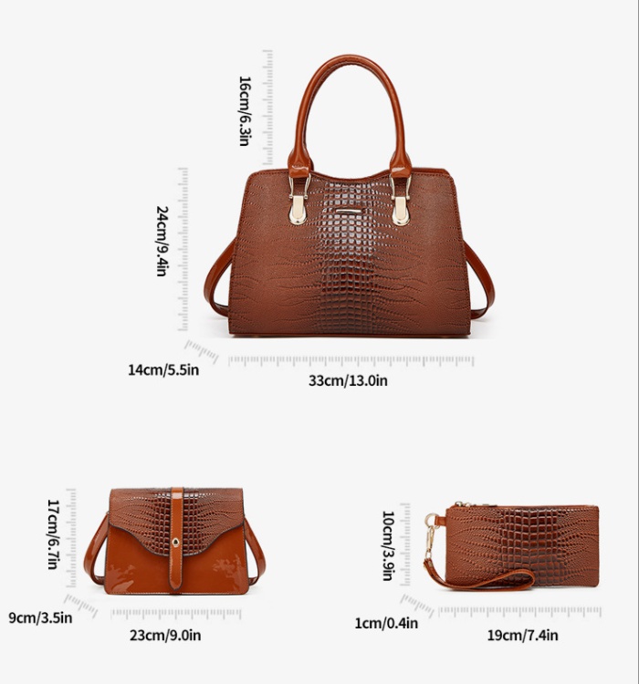 Autumn fashion handbag 3pcs set