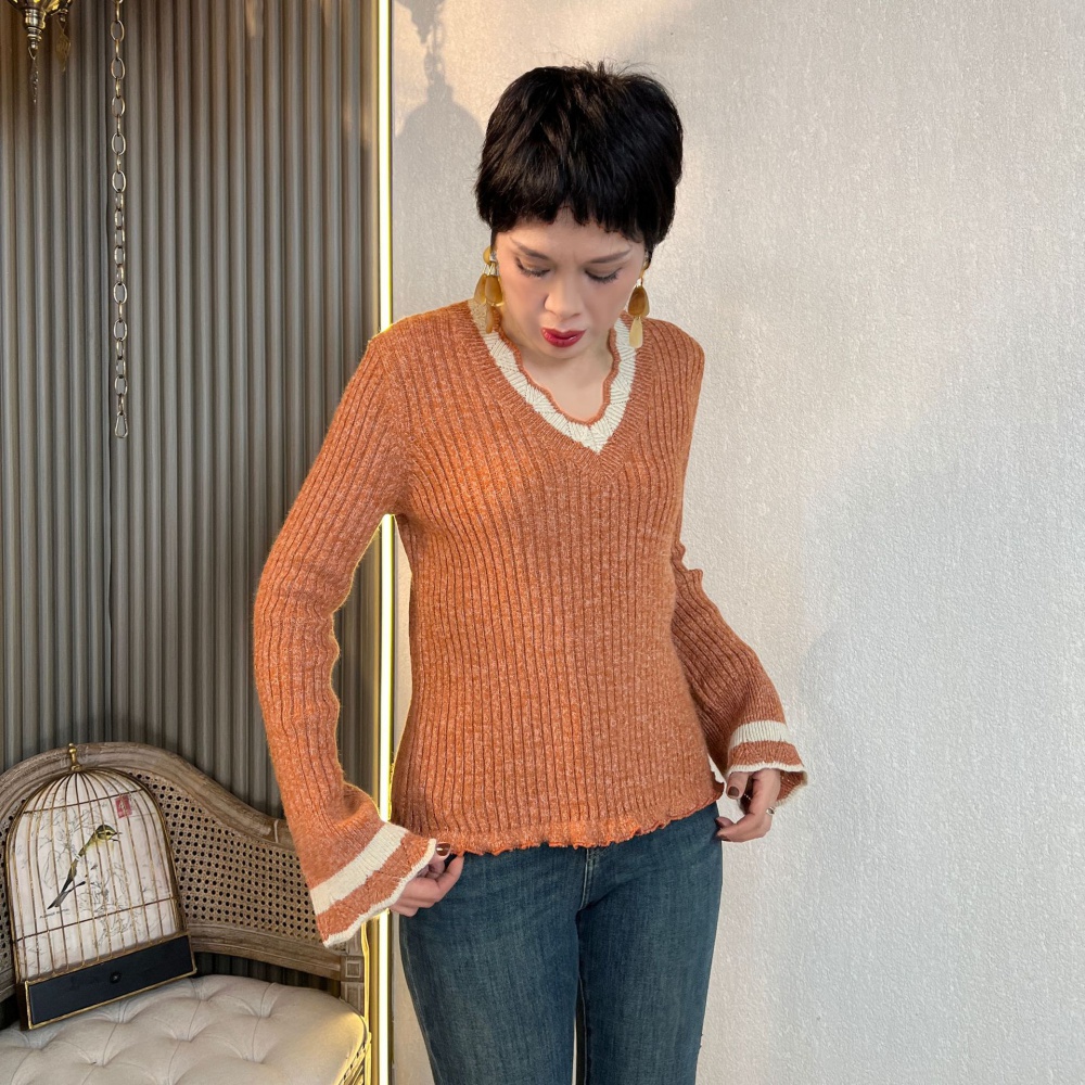 Bottoming sweater elasticity tops for women