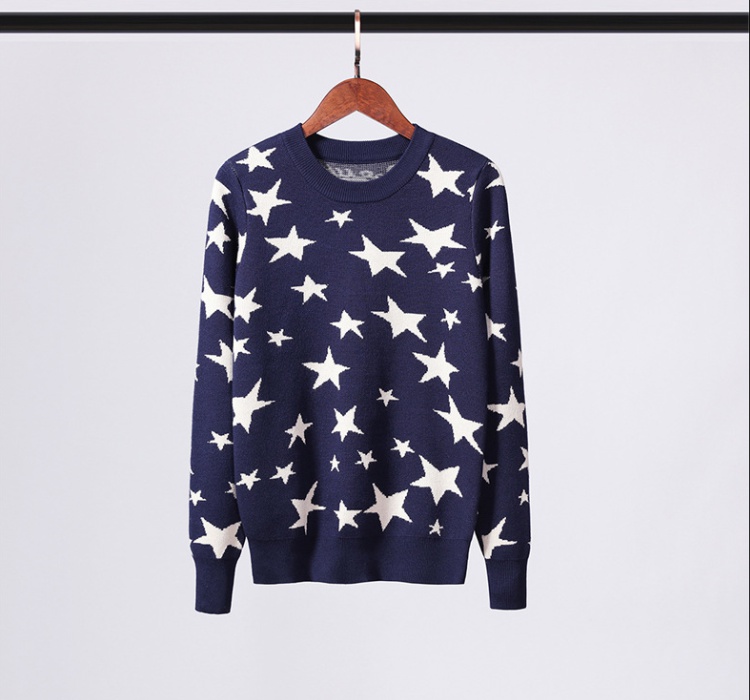 Star chanelstyle wears outside sweater for women