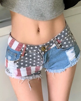 Nightclub summer shorts low-waist sexy short jeans for women